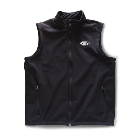 Men's Black Lightweight Sheer Softshell Vest